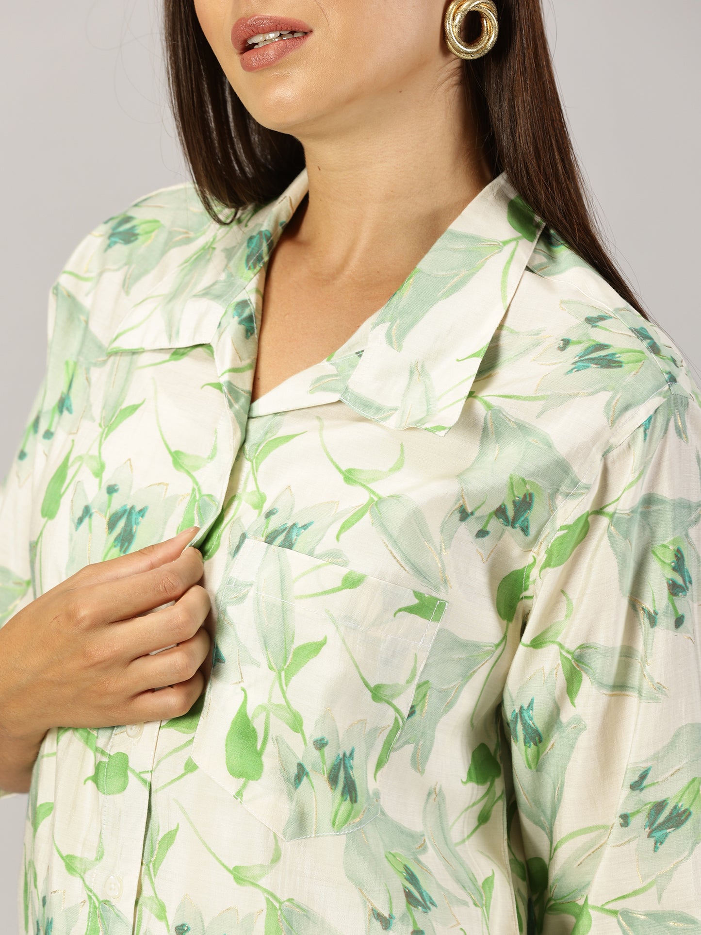 Eri silk set – Green